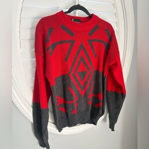 Justin Blake vintage wool Italian made size medium wool sweater